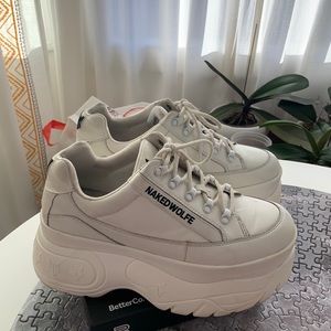 Naked Wolfe Sprinter White Leather